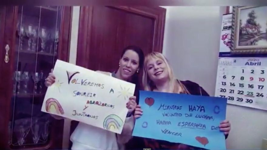 Las auxiliares de ayuda a domicilio de Alfaro nos animan a quedarnos en casa