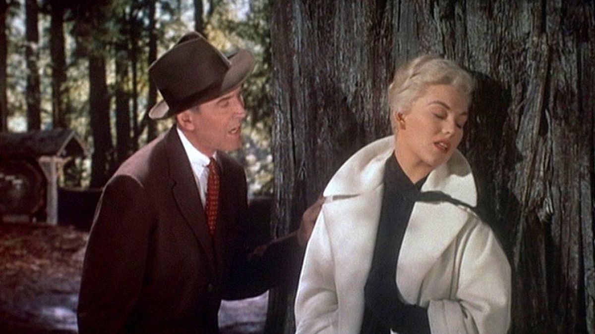 Una escena de la película "Vértigo", de Alfred Hitchcock.