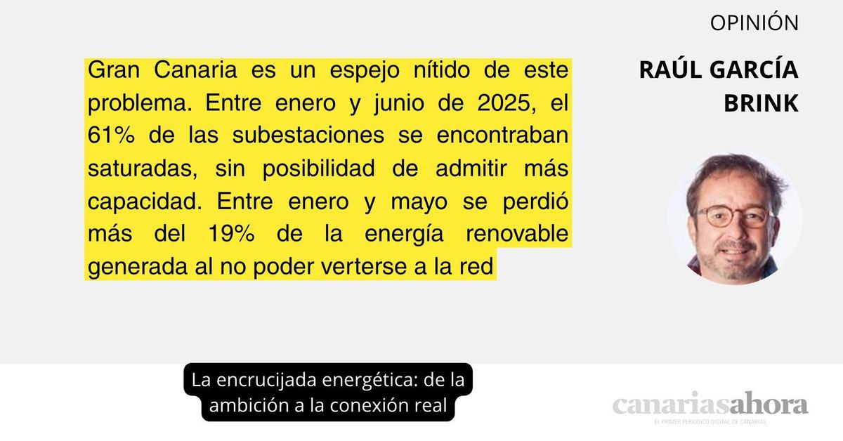 La encrucijada energética: de la ambición a la conexión real