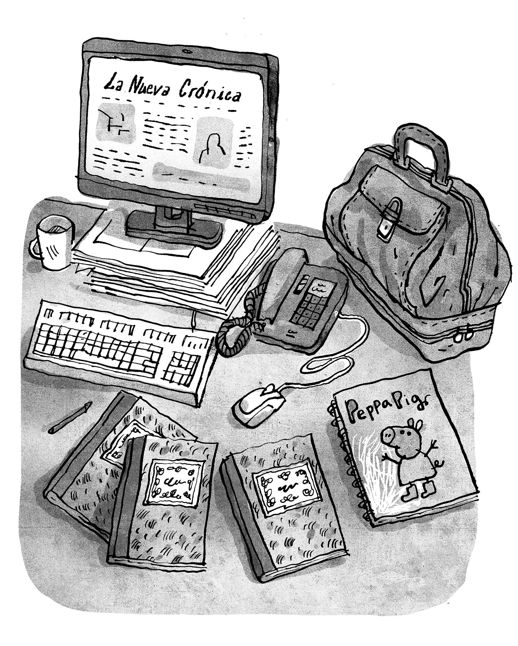 Ilustración de Alfonso Zapico de la novela de Aitana Castaño "Rastros de ceniza".