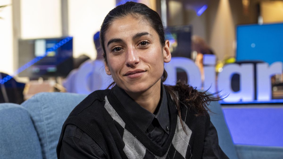 Carolina Yuste, en la redacción de elDiario.es
