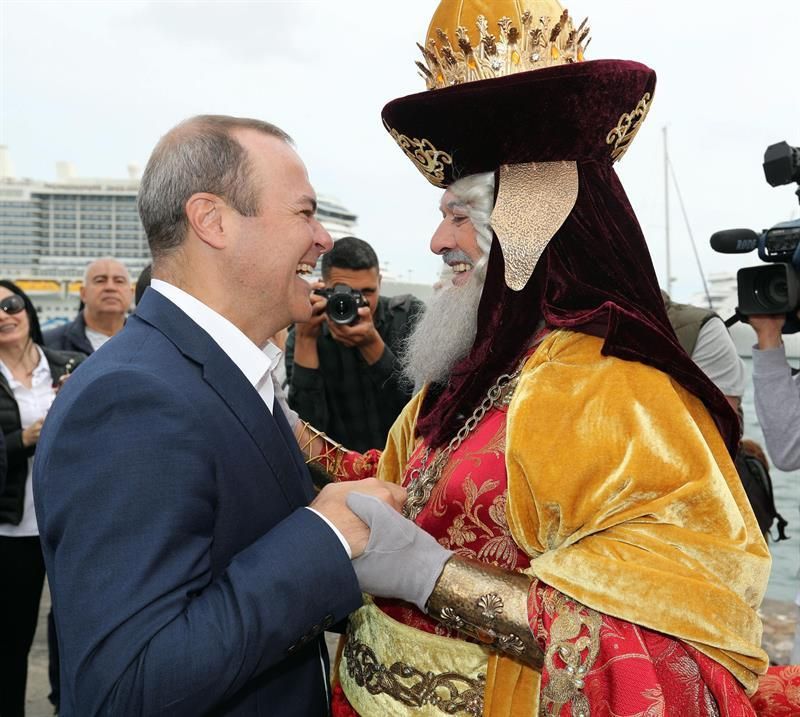 Llegada de los Reyes Magos a Las Palmas de Gran Canaria