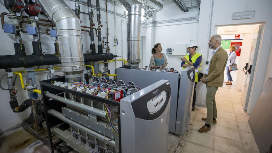 Nueva caldera en el colegio Marqués de Estella de Santander.