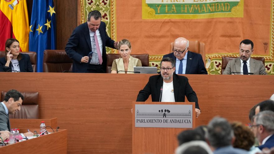 El portavoz de Adelante Andalucía, José Ignacio García