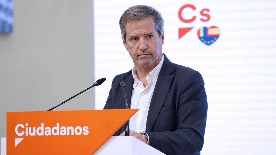 El secretario de Comunicación de Ciudadanos, Daniel Pérez. EFE/Chema Moya/Archivo