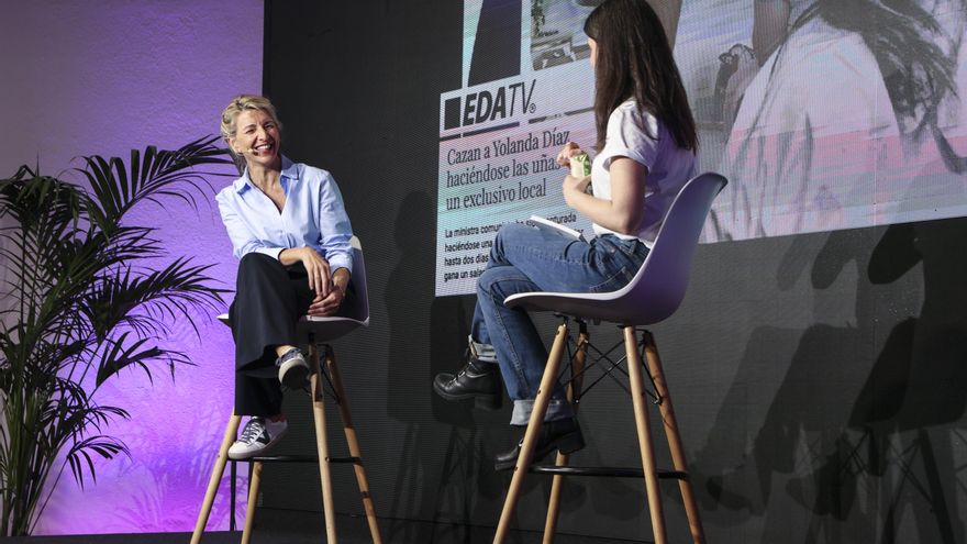 Entrevista de Ana Requena Aguilar, redactora jefa de Género de elDiario.es a Yolanda Díaz, vicepresidenta segunda del Gobierno y ministra de Trabajo y Economía Social