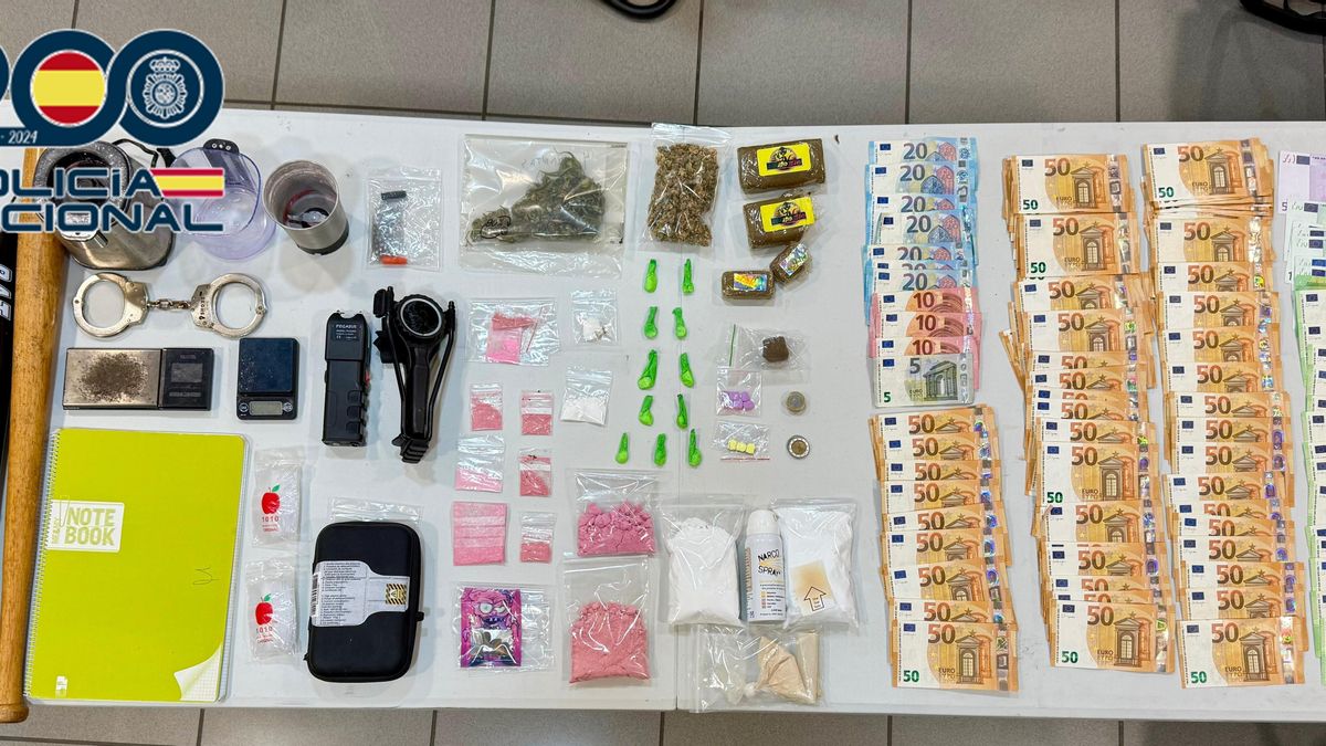 Detenidos padre e hijo por vender drogas en una vivienda de La Garita