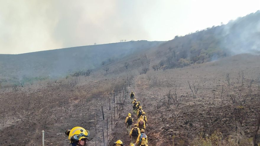 Bomberos del Ministerio se desplazan a Salamanca para extinguir otro incendio