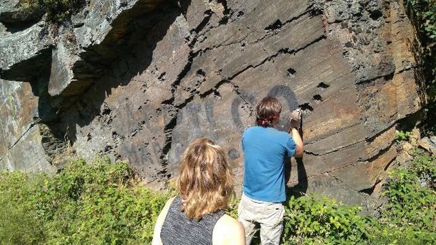 Paredón de la curva de la Retuerta.