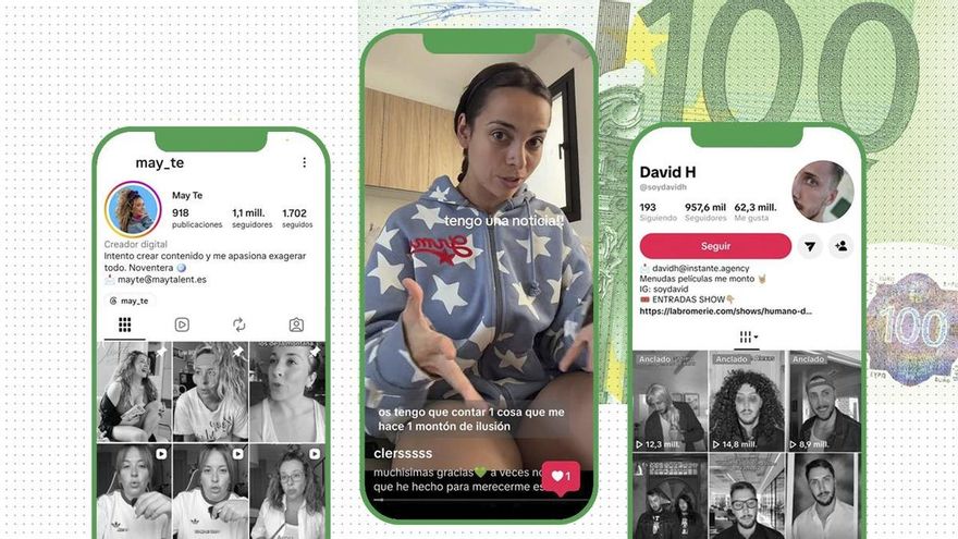 Cuando el trabajo de ‘influencer’ se vuelve estable: “Un mes puedo ganar 20.000 euros, pero no me olvido de donde vengo”