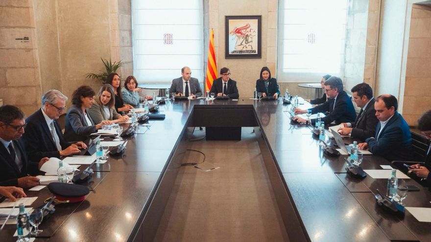 Reunión del comité de crisis en Catalunya