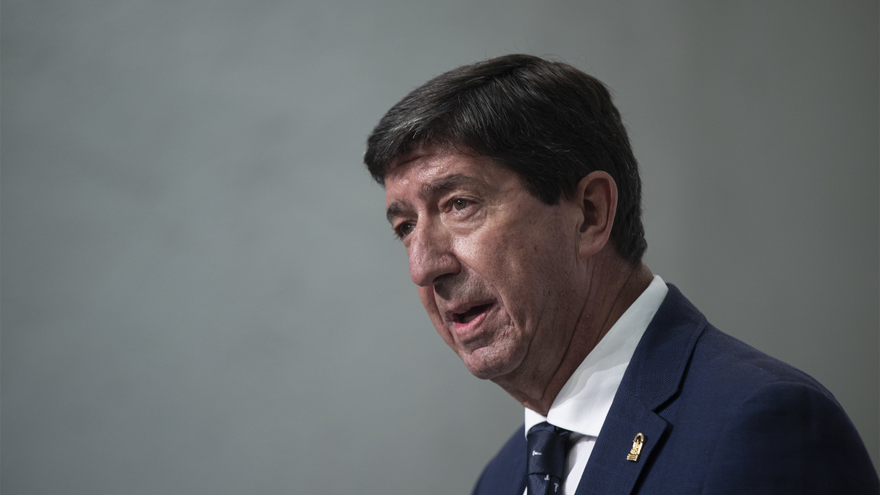 El vicepresidente de la Junta de Andalucía, Juan Marín