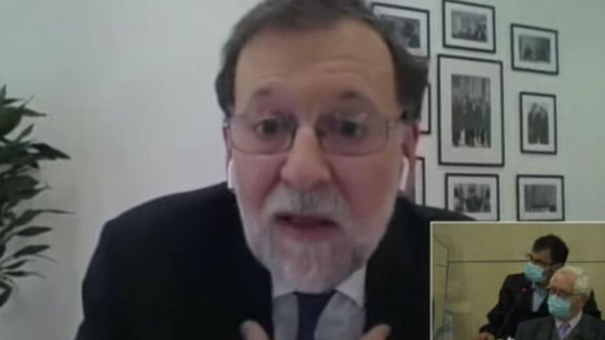 Mariano Rajoy declara en el juicio de la caja b del PP.