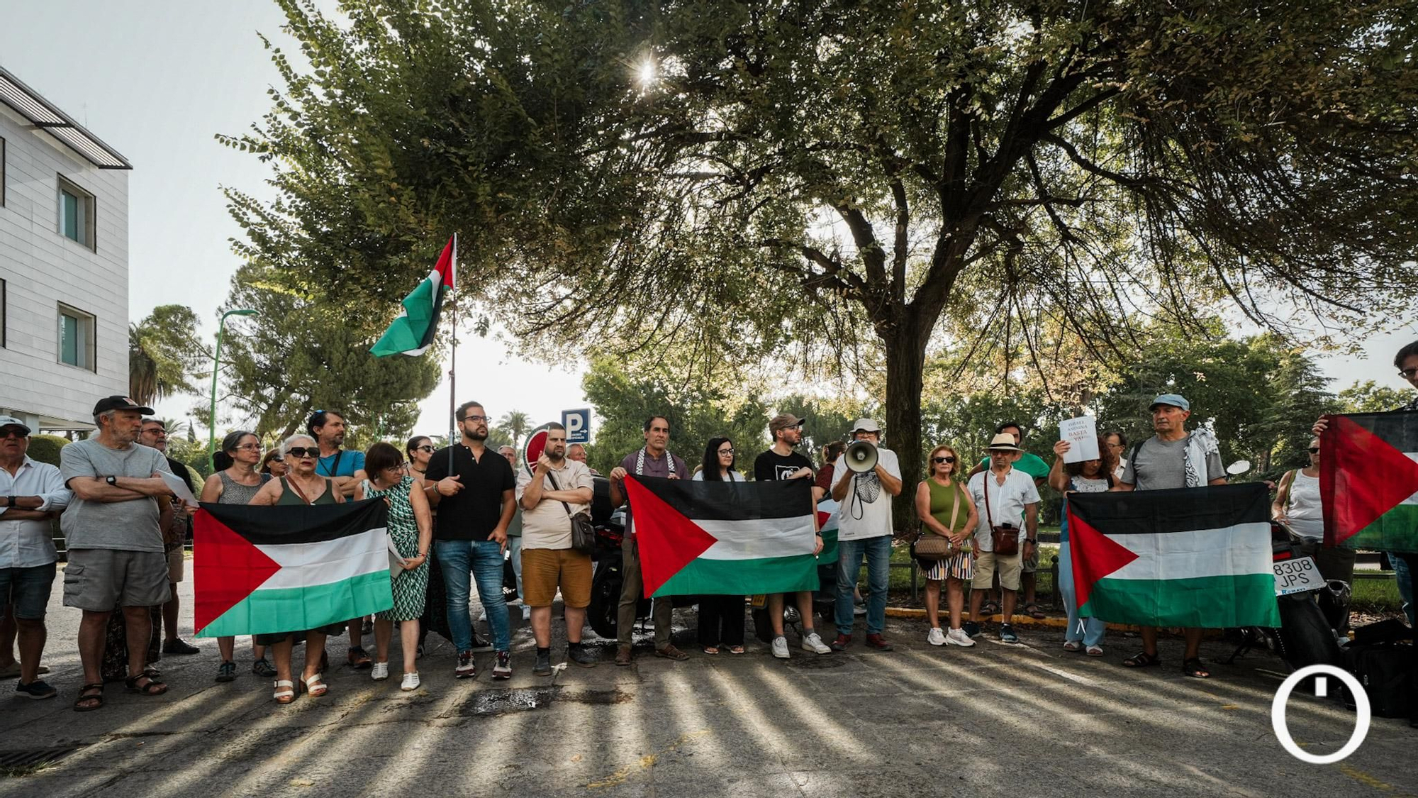 Concentración contra el genocidio en Palestina