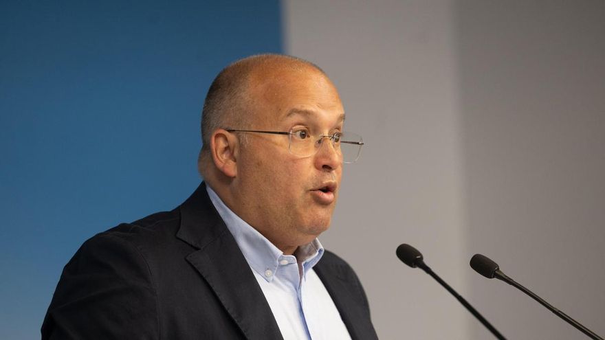 El secretario general del PP, Miguel Tellado.