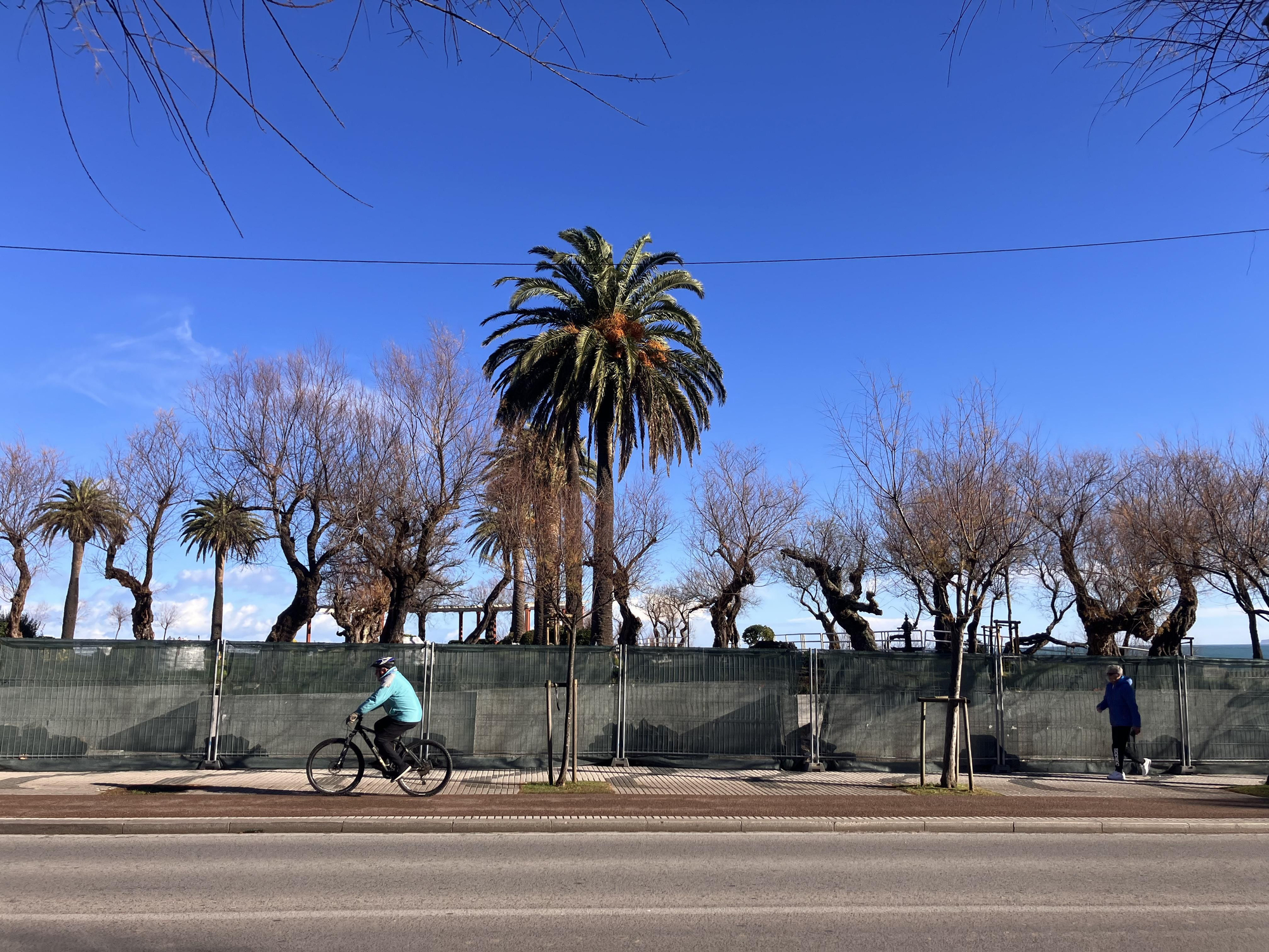 Obras inconclusas en los Jardines de Piquío, en Santander, en enero de 2026.