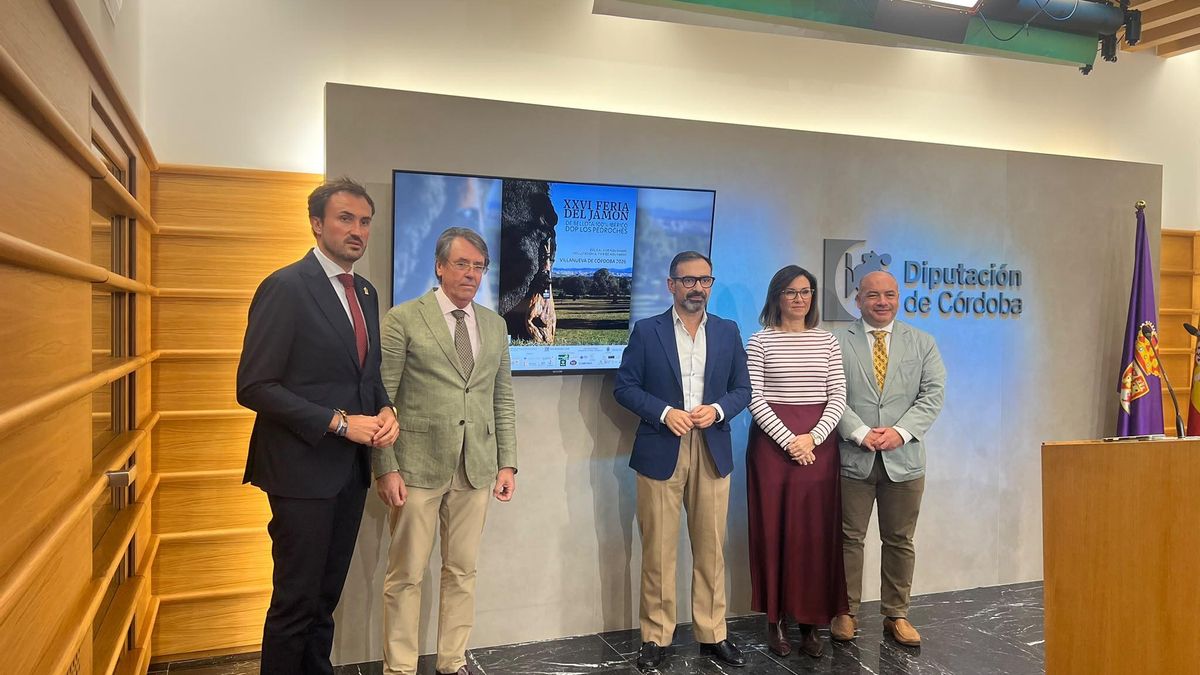 Presentación de la Feria del Jamón de Villanueva de Córdoba
