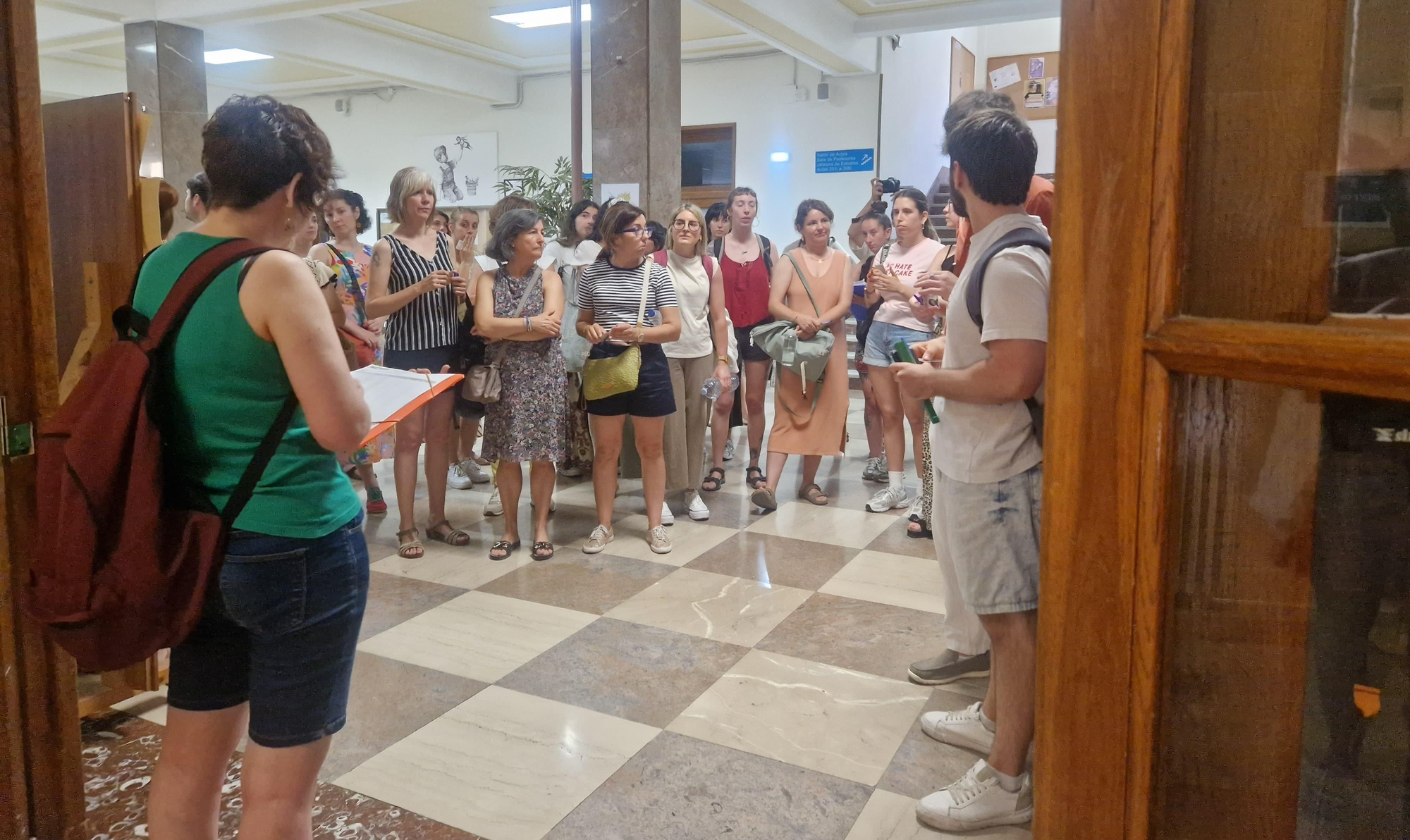 Una de las pruebas de las oposiciones celebradas el pasado 21 de junio en Zaragoza.