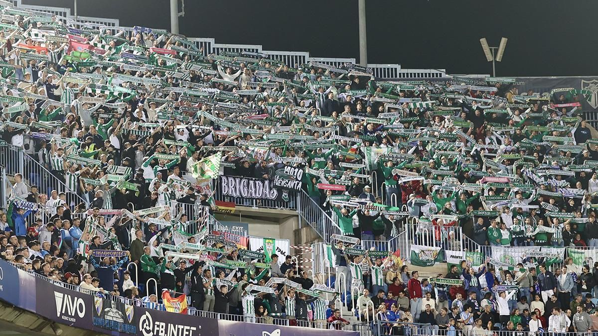 Las imágenes del Málaga CF - Córdoba CF