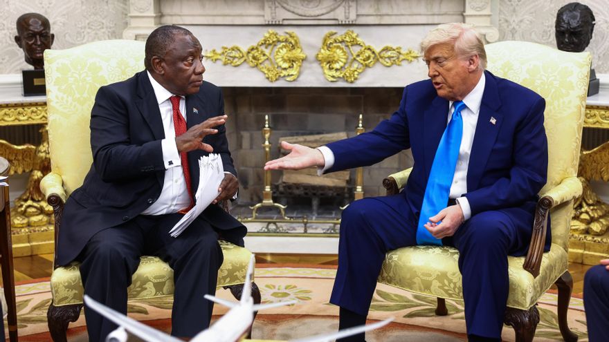 Trump pide al presidente de Sudáfrica una "explicación" sobre "persecución" a afrikáners