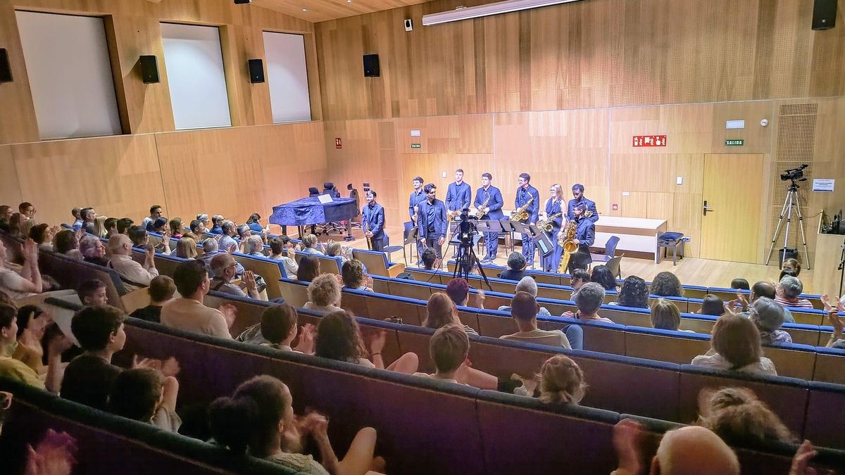 Concierto de saxos del CSMA en Filosofía y Letras