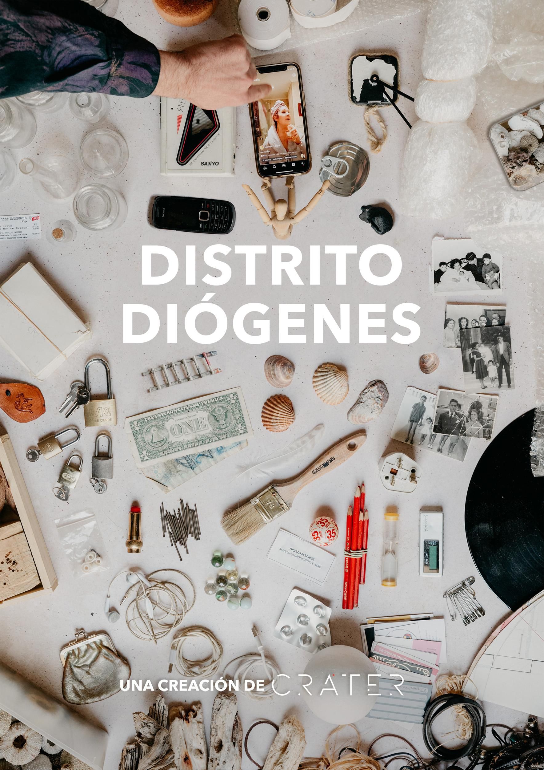 Cartel de la exposición 'Distrito Diógenes'.