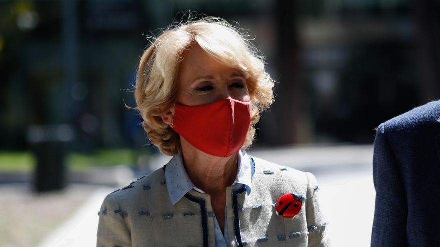 La expresidenta de la Comunidad de Madrid Esperanza Aguirre