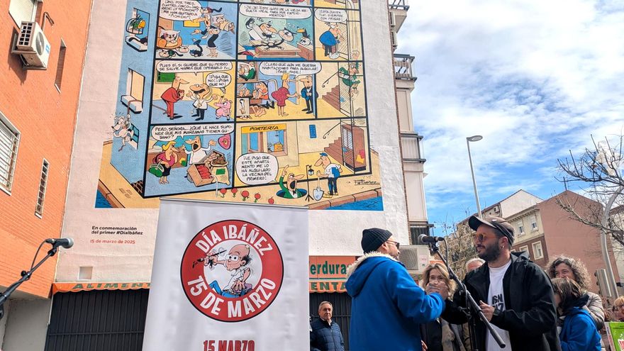 La primera '13, Rue del Percebe' se reencarna en Carabanchel en honor a Ibáñez: "Todos podríamos ser ese vecino"