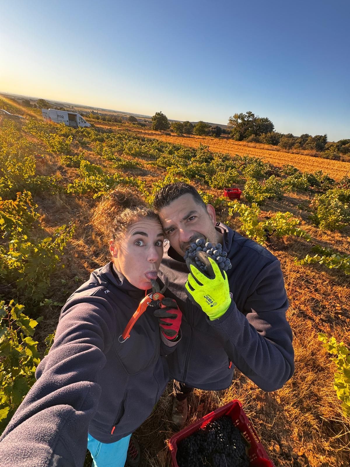 Sara Martínez y León Flórez, de La Furgoneta que miraba al Órbigo.