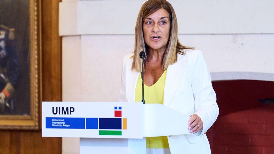 La presidenta de Cantabria, María José Sáenz de Buruaga.