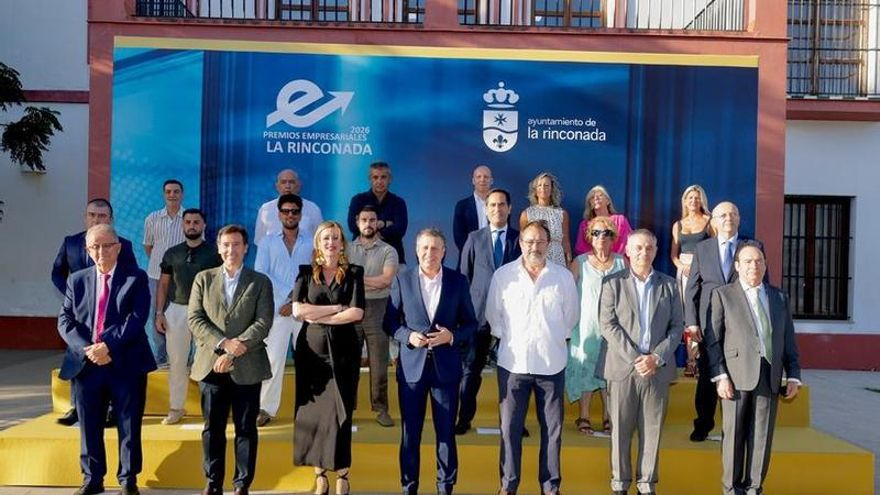 La Rinconada reconoce el esfuerzo de sus empresarios y autónomos en la VI edición de sus Premios Empresariales
