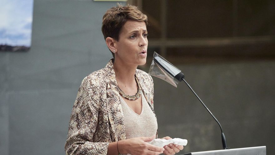 María Chivite no descarta medidas restrictivas en algún municipio, pero subraya que Navarra no está "en el mismo plano" que Madrid