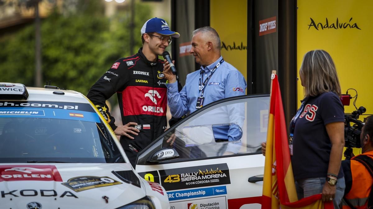 Ceremonia de salida del Rally Sierra Morena 2026