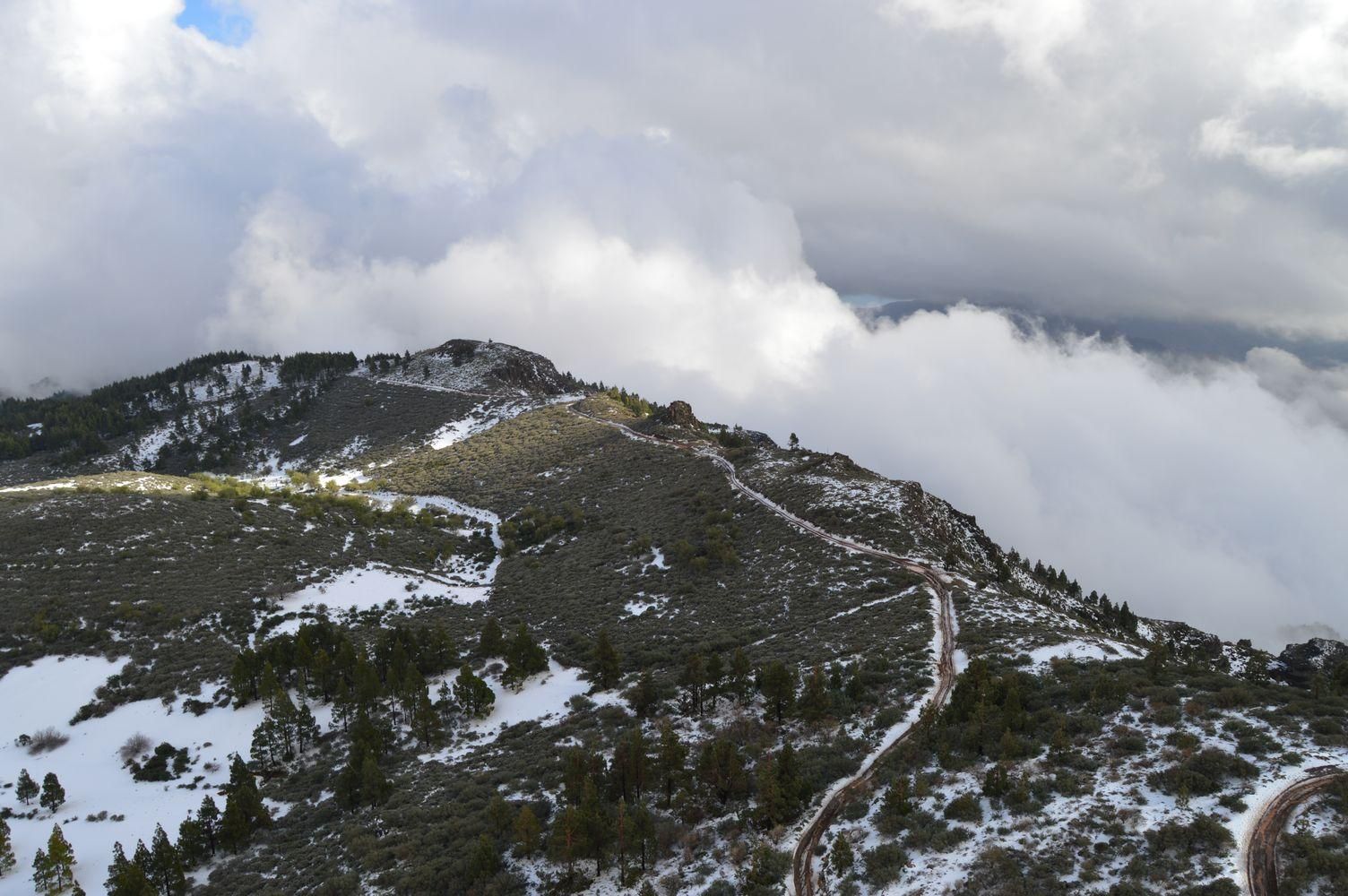 El Roque Nublo a vista de pájaro.