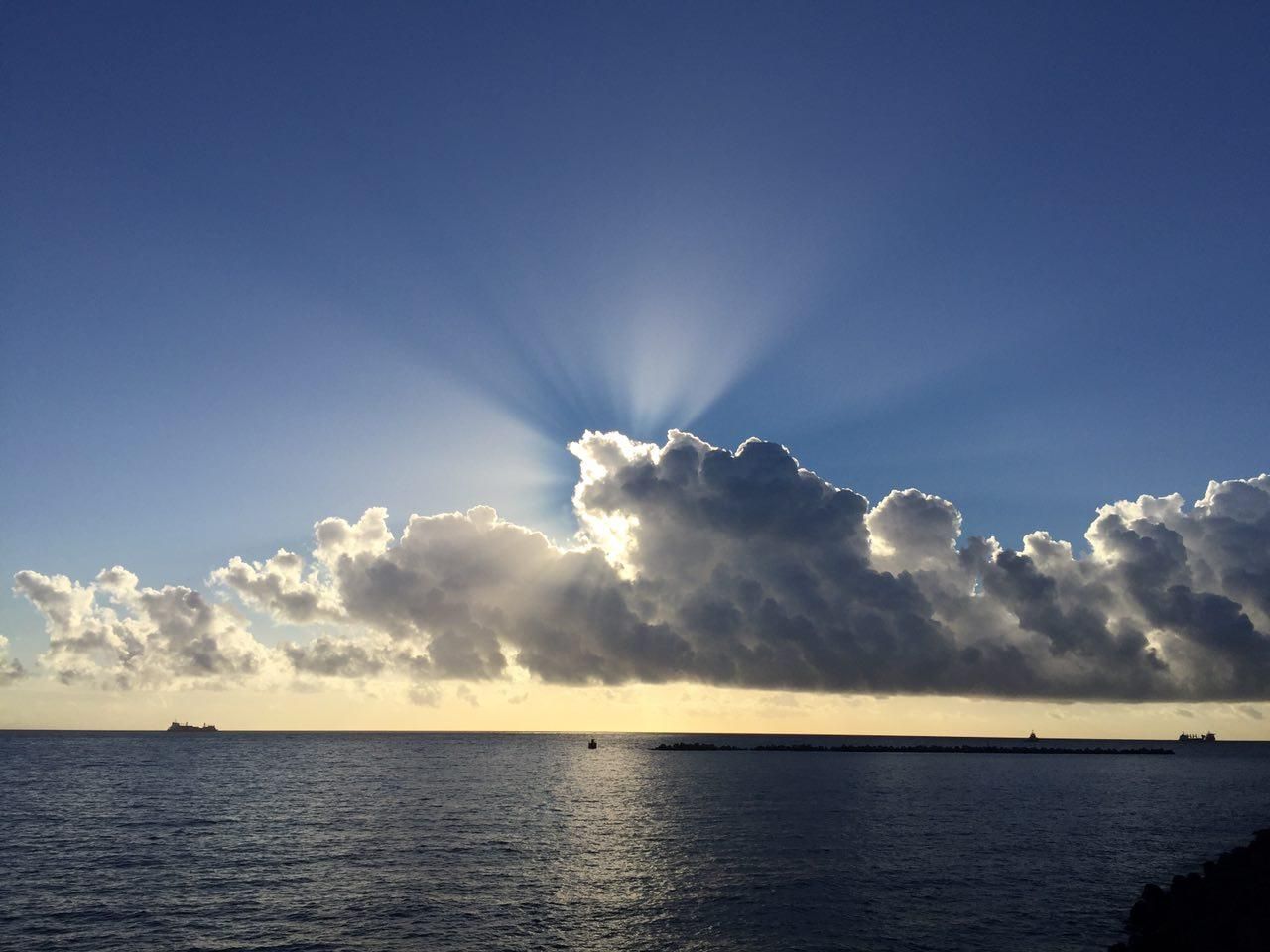 Amanecer en la capital grancanaria