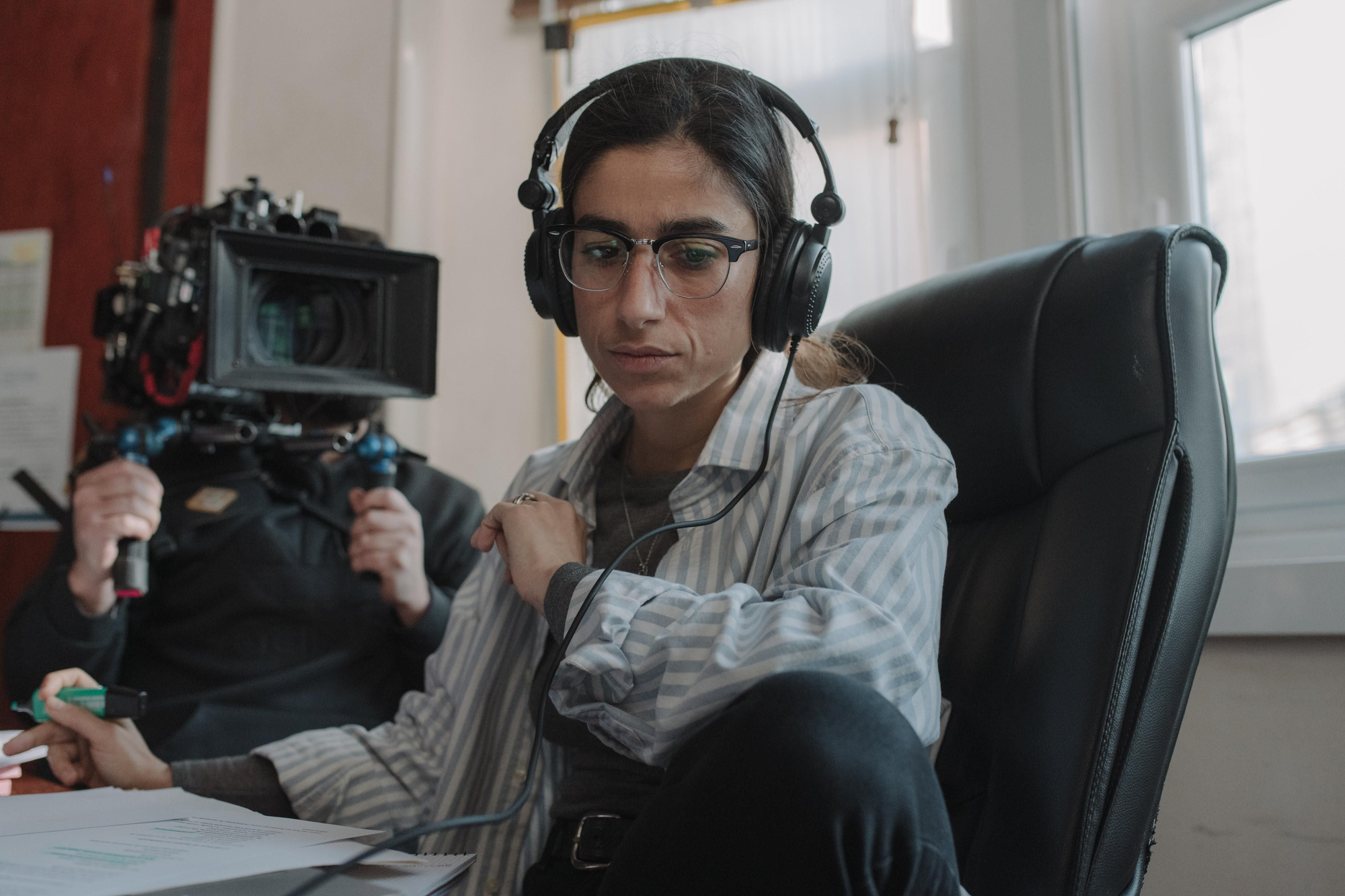 Carolina Yuste, en el rodaje de 'Ardora'