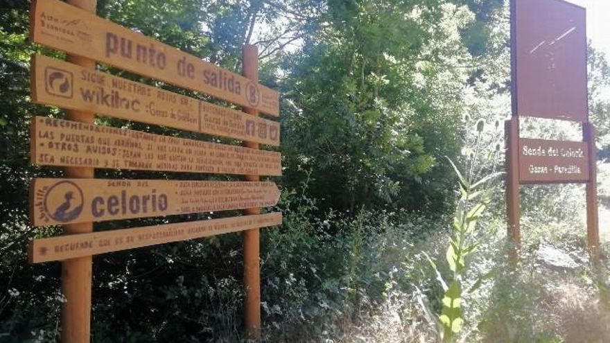 Origen de la Senda del Celorio y muchas rutas más en el entorno de Geras.