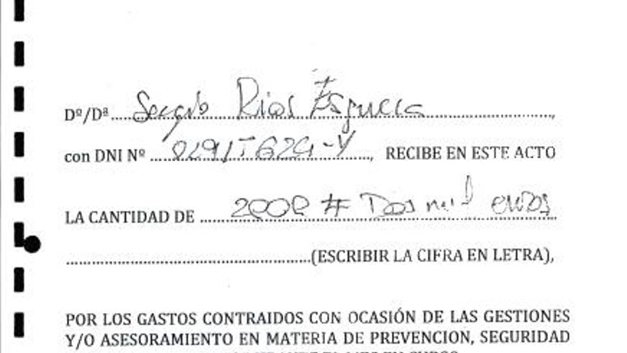 Las pruebas de los pagos con fondos reservados al chófer que espió a Bárcenas