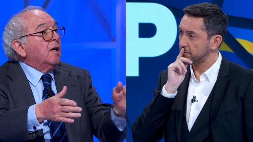 Un ministro de Aznar abandona enfadado 'Las Claves': "Es un linchamiento al PP"