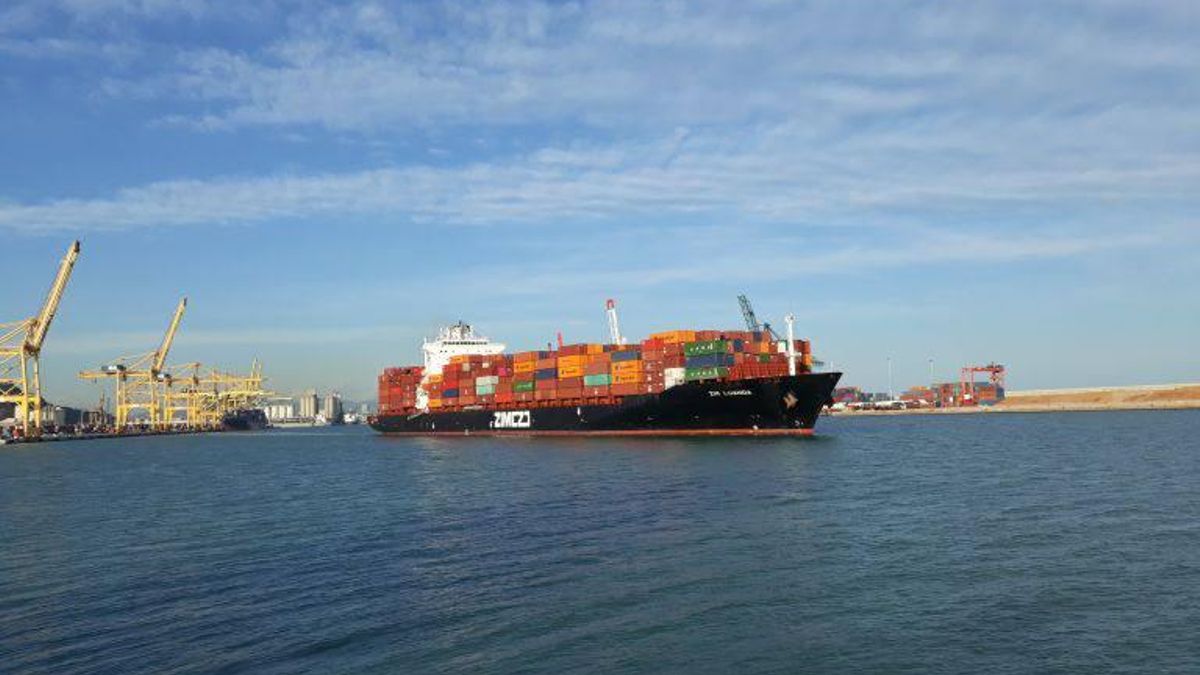 El barco Zim Luanda tiene previsto llevar barras de acero desde territorio español a una empresa armamentística israelí este 1 de julio