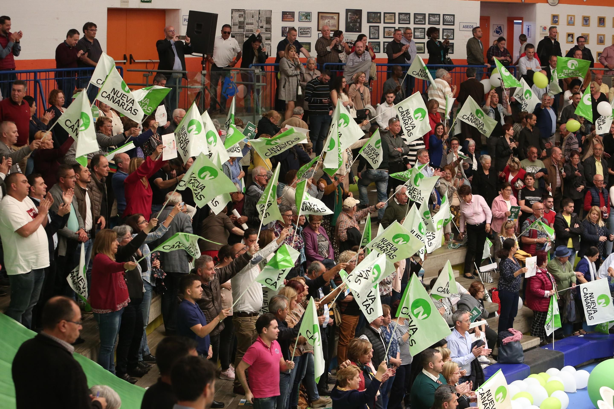 Presentación de las candidaturas de Nueva Canarias.  (Alejandro Ramos)