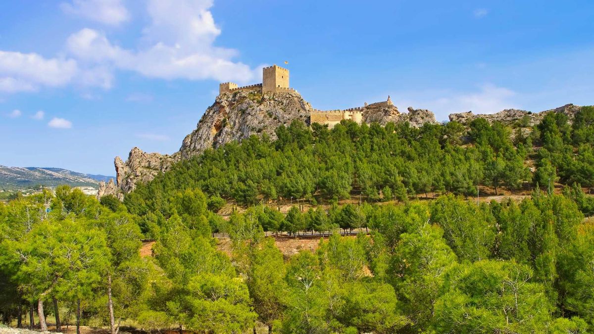 El castillo de Sax, en Alicante.
