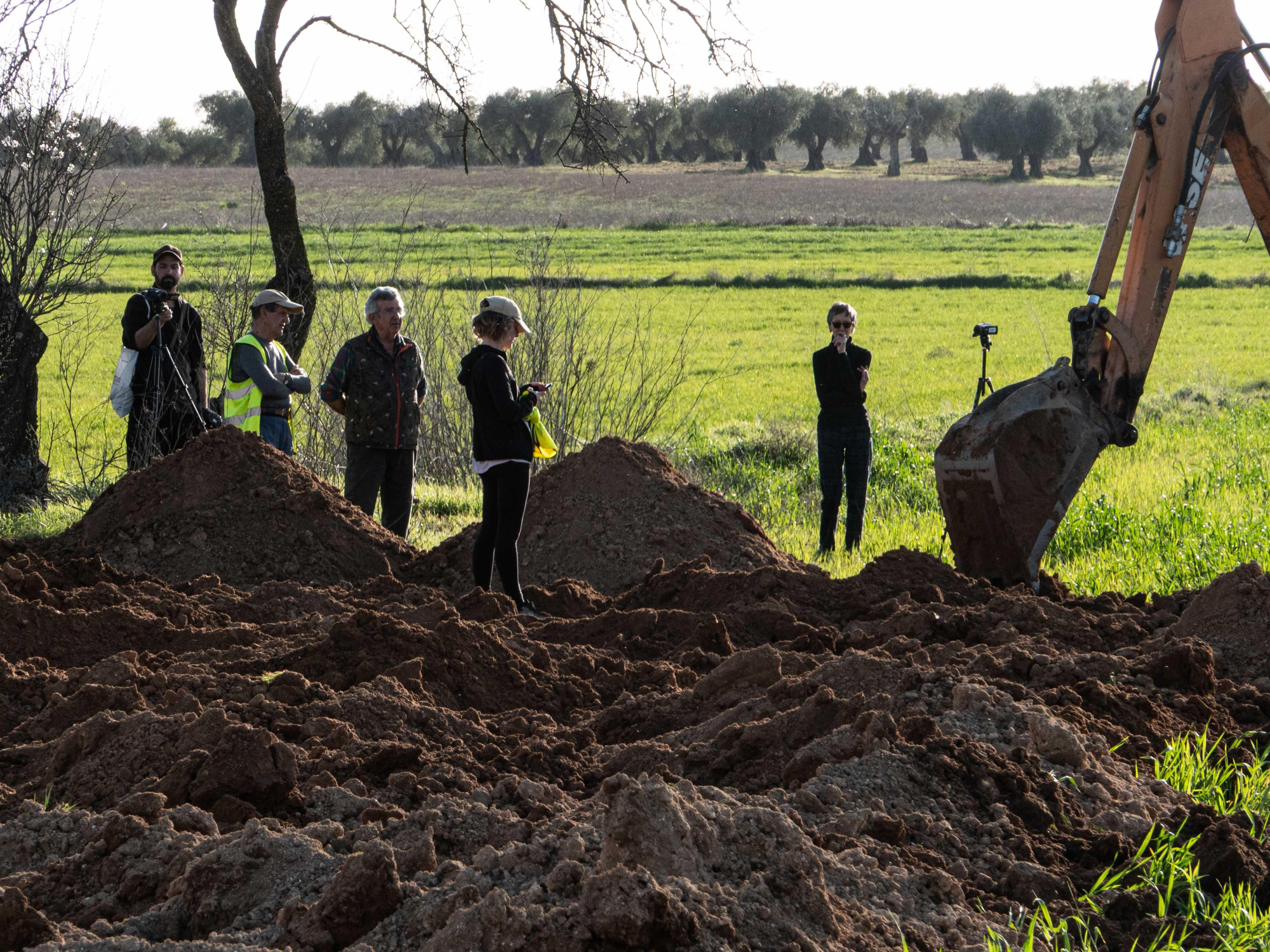 Intervención para encontrar la fosa de Los Cerralbos.