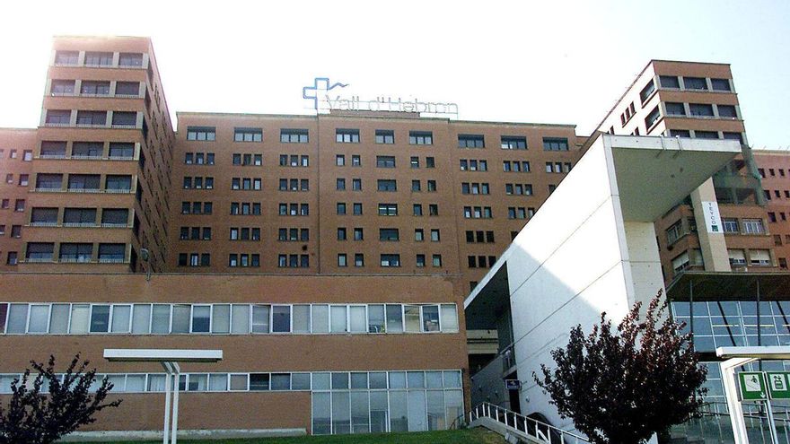 Fachada del Hospital del Vall d' Hebron de Barcelona..
