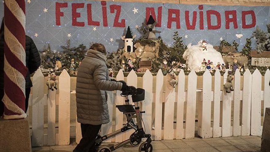 Ruta navideña del ganchillo en Viloria de Órbigo.