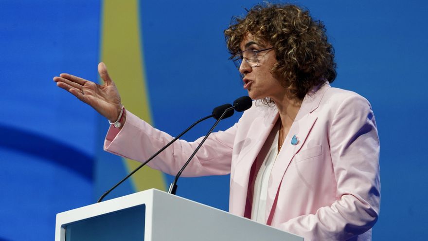 Archivo - La jefa de la delegación española en el Grupo PPE, Dolors Montserrat, en la clausura del congreso del Partido Popular Europeo (PPE), a 30 de abril de 2025, en Valencia, Comunidad Valenciana (España).