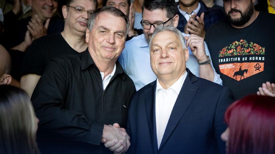 Orban se reúne con Bolsonaro en Buenos Aires y saluda la llegada de la derecha al poder