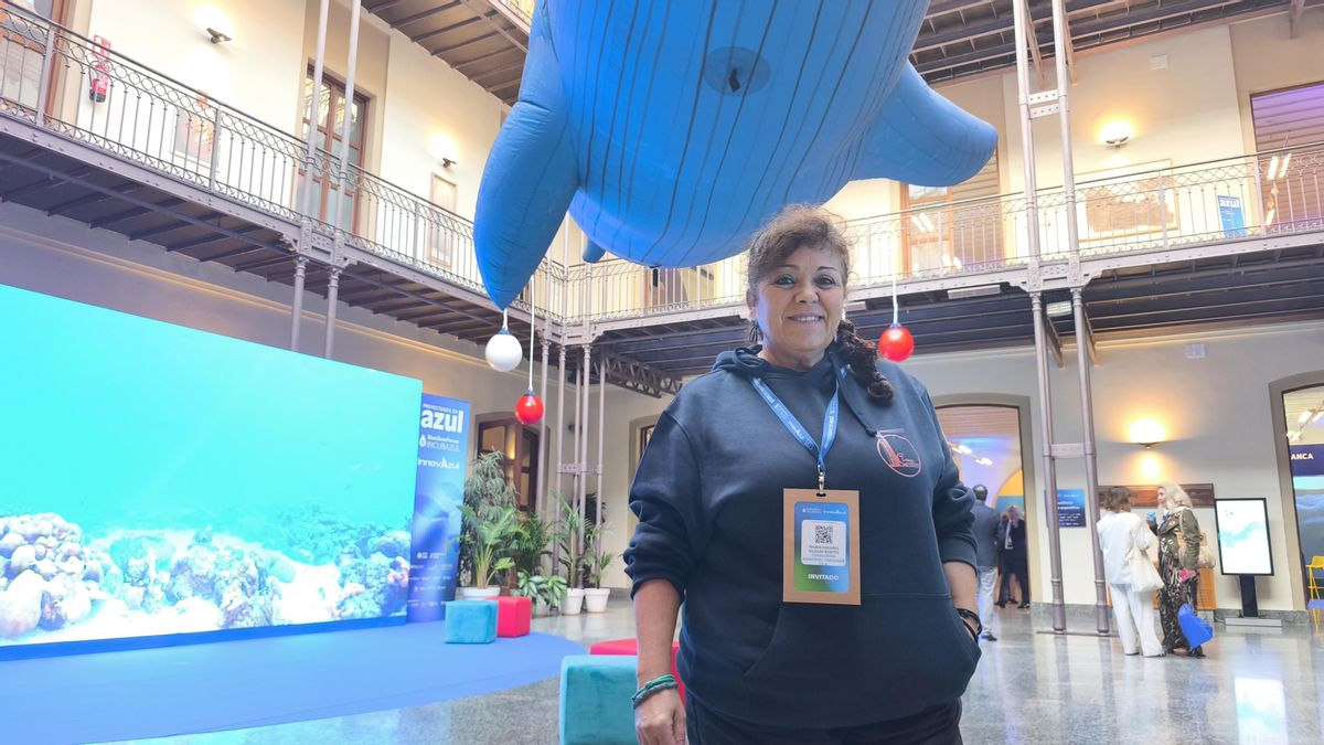 María Dolores Iglesias, en el Palacio de Congresos de Cádiz.