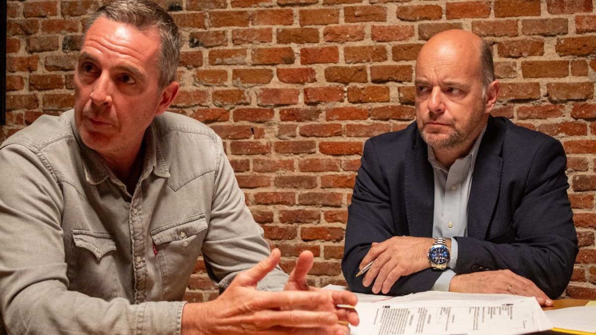 El empresario Pablo Gutiérrez y José Luis Díaz, uno de los letrados del caso