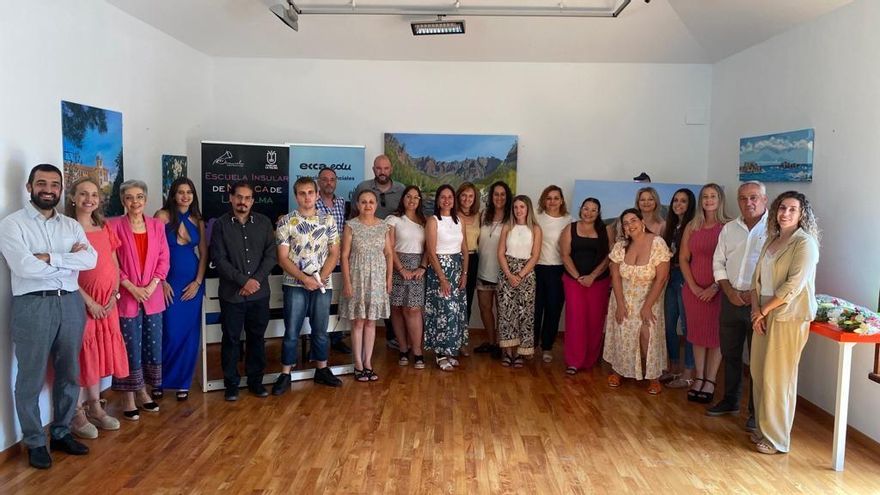 Acto de entrega de los títulos académicos.